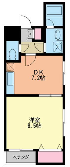 アカネフラッツ 間取り