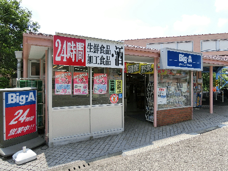 スーパー：ﾋﾞｯｸﾞ･ｴｰ 多摩聖ヶ丘店　520m