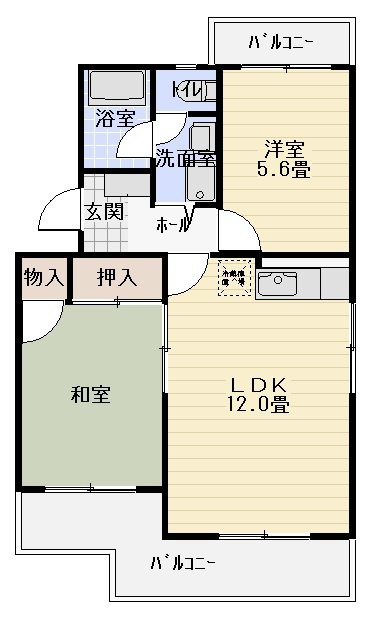 ハピネスⅢ 間取り