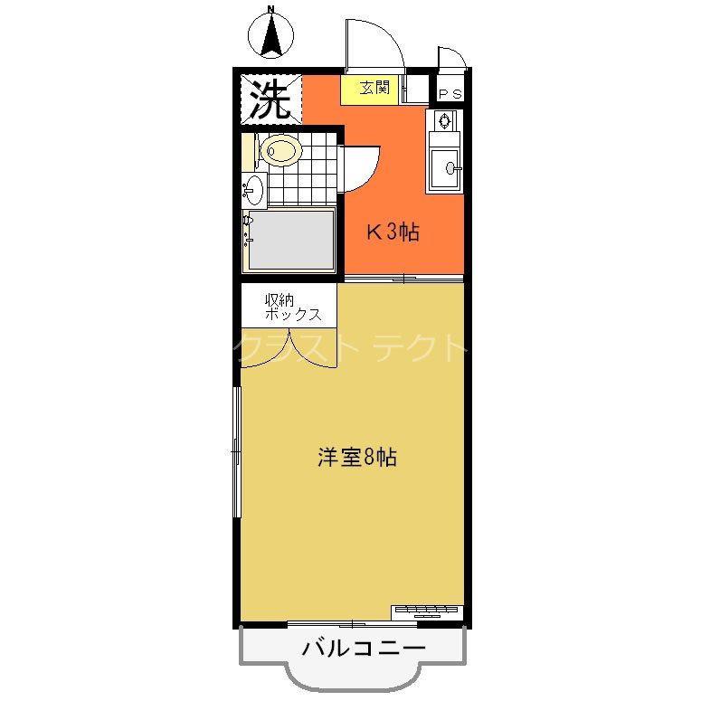 グランパレⅠ 間取り