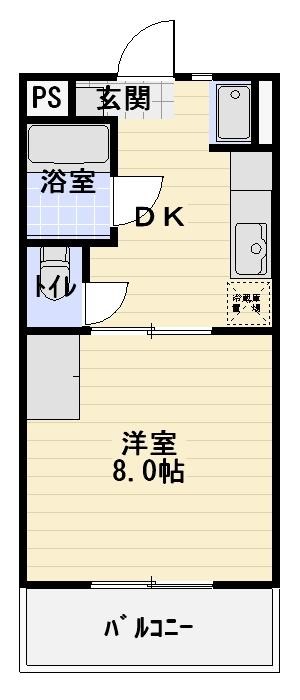 メルベーユⅠ 間取り