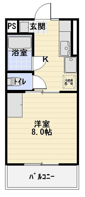 サンビレッヂⅡ 間取り