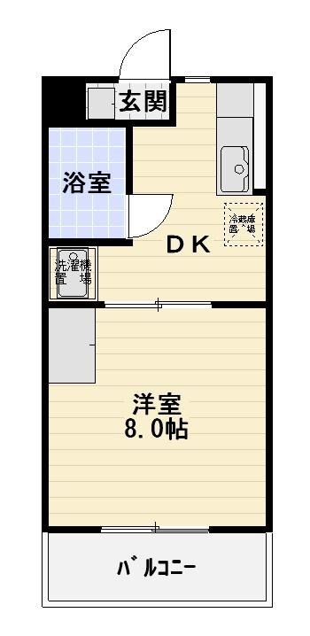 グランドールアサヒ 間取り