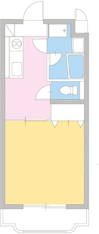 フローラ若松 間取り