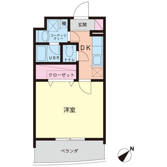ハイツ浜Ⅰ 間取り