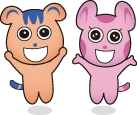 テクトくん&ピアちゃん